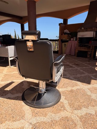 Sillón de barbero.