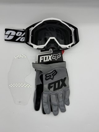 Gafas 100% y Guantes Fox Nuevos 1317
