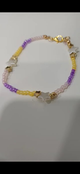 Bracciale fatto a mano con perline