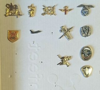 Lote Pines Militares Insignias