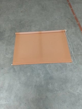 Estor enrollable naranja 1m