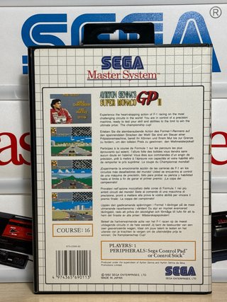 Super Monaco GP II Sega Master System CIB