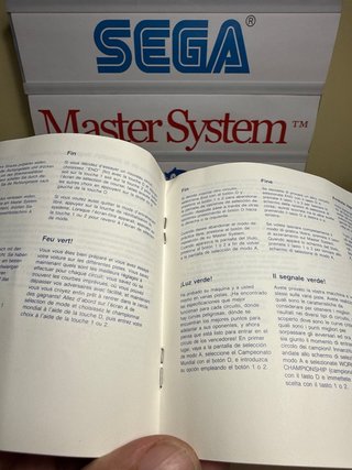 Super Monaco GP II Sega Master System CIB