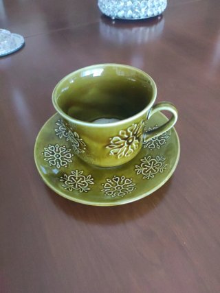 6 Tazas desayuno Pontesa verdes