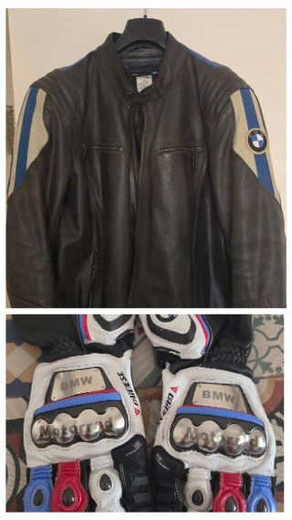 Chaqueta y guantes BMW Motorrad