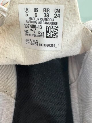 Zapatillas Fútbol Puma Talla 38