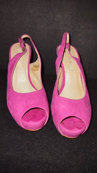 Zapatos vintage rosa talla 37