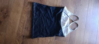 Camiseta ajustada tirantes cruzados ZARA talla M