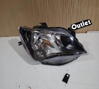 NM FARO DCH PARA SEAT IBIZA 12-17 FONDO OSCURO + CROMO R0169