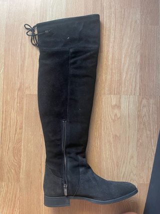 Botas altas terciopelo negras talla 39