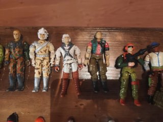 Lote Figuras Acción G.I. Joe 26figuras de8-12unida