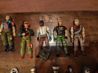 Lote Figuras Acción G.I. Joe 26figuras de8-12unida
