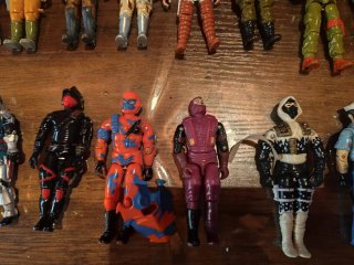 Lote Figuras Acción G.I. Joe 26figuras de8-12unida