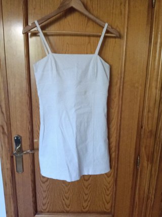 Vestido blanco de tirantes