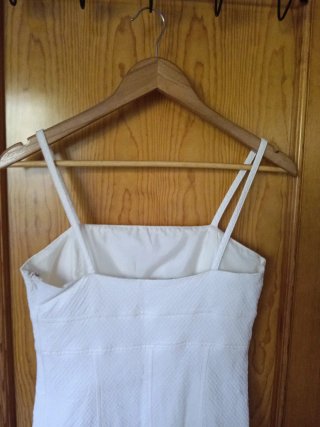 Vestido blanco de tirantes