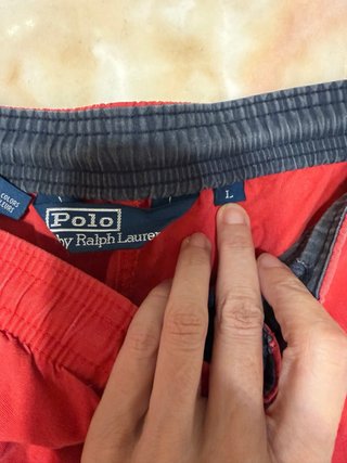 Pantalón Polo Ralph Lauren Taglia L Rosso