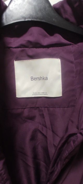 Chaquetón bomber morado