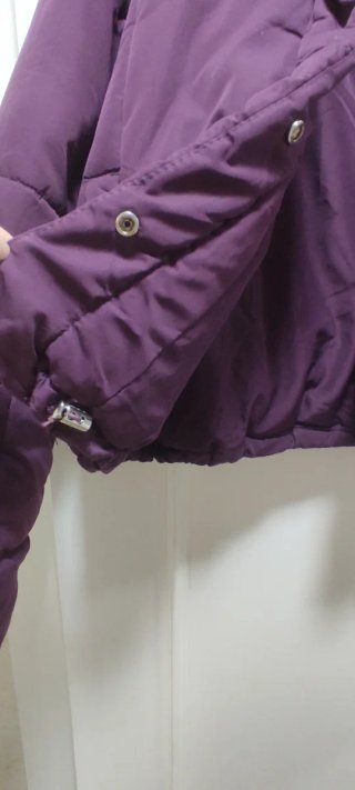 Chaquetón bomber morado