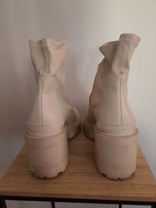 Botines Stradivarius Beige Talla 36