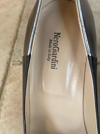 Nero Giardini Décolleté Nero/Argento Tg 37