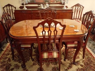 Comedor Clásico Madera Maciza