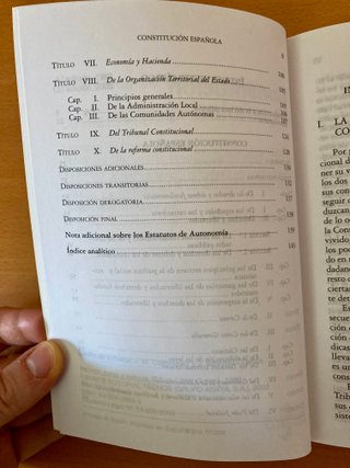 Libro Constitución Española