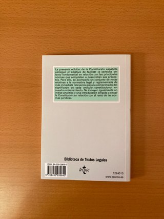 Libro Constitución Española