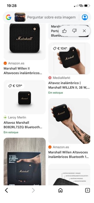 Marshall Willen II Altavoz Bluetooth Negro