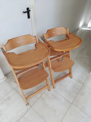 2 Tronas de madera para bebé