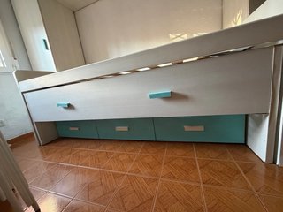 Conjunto Cama Nido 90 + 2 Armarios