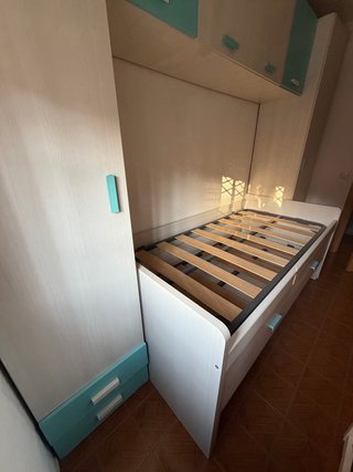 Conjunto Cama Nido 90 + 2 Armarios