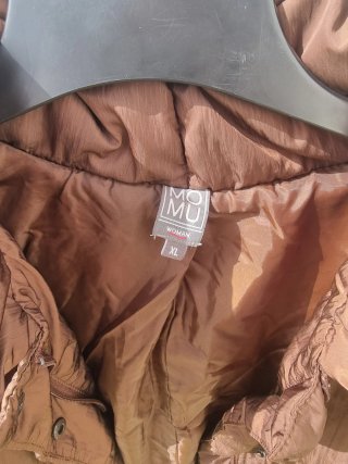 Chaqueta acolchada marrón XL