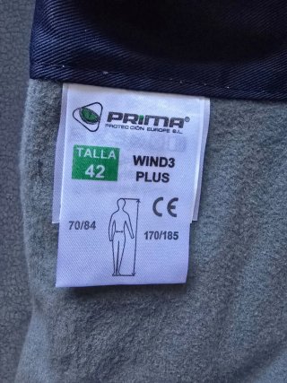 Pantalón de trabajo WIND3 PLUD Prima