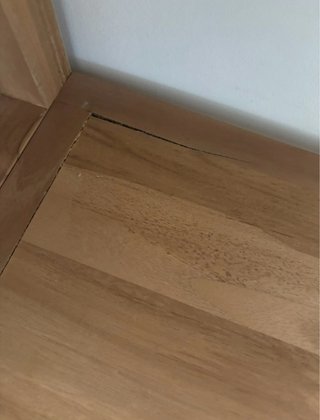Consola de madera natural de teca Tikamoon