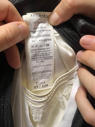 Vestido de Comunión Blanco y Rosa talla 11
