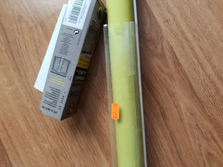Estor enrollable verde 60x180 cm