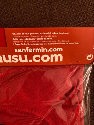 Camiseta Kukuxumusu San Fermín XL sin estrenar