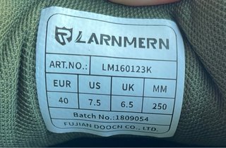 Zapatillas Larnmern Talla 40 Verde Militar