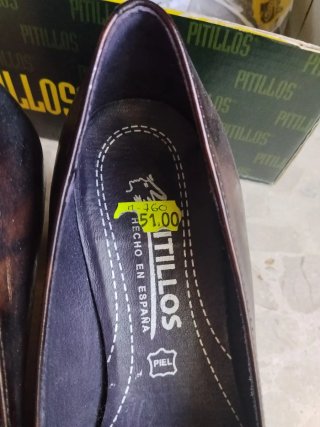 Zapatos Pitillos talla 37 Marrones Tacón