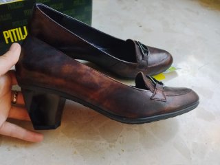 Zapatos Pitillos talla 37 Marrones Tacón