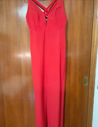 Vestido largo rojo