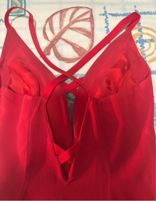 Vestido largo rojo