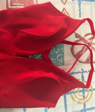 Vestido largo rojo