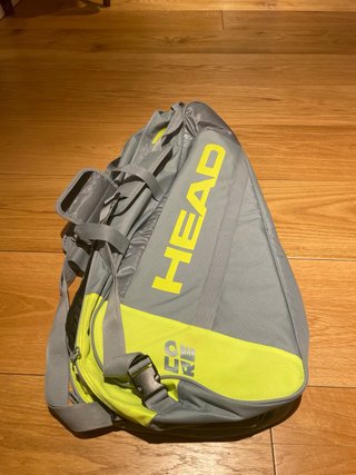 Paletero Padel Head Gris y Amarillo