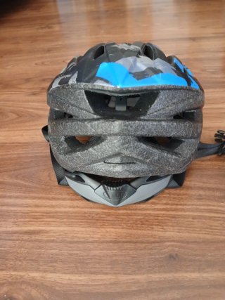 Casco Bell Bicicleta Negro Azul
