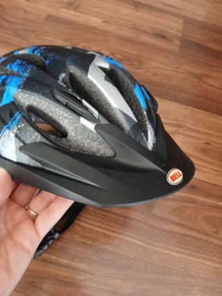 Casco Bell Bicicleta Negro Azul