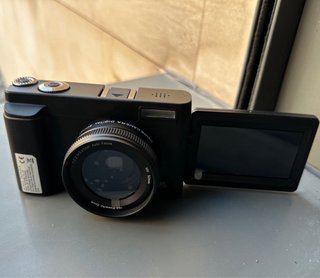 Cámara Digital 4K Negra