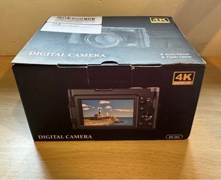 Cámara Digital 4K Negra