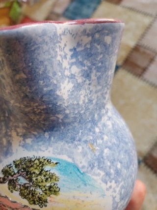 Mini Brocca Vaso Souvenir Isole Eolie Vulcano