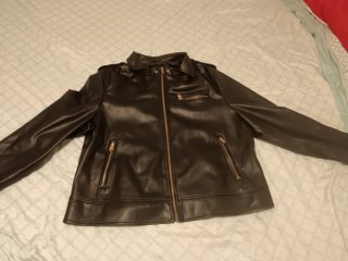 Chaqueta efecto piel October Talla L